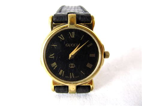 old gold gucci watch|Gucci watches from the 80s.